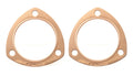 Copper Seal Collector Gaskets -Pair Fits 3 Inch Diameter 3-Bolt Round Header Collectors Mr Gasket