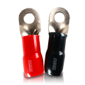 8 GA RING TERMINALS (20 PCS) BLACK