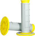 Renthal MX Dual Compound Grips 1/2 Waffle - Grey/ Yellow