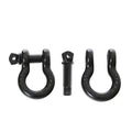 Recovery Shackle 19010201 3/4 4.75 Ton Black Sold In Pairs Overland Vehicle Systems