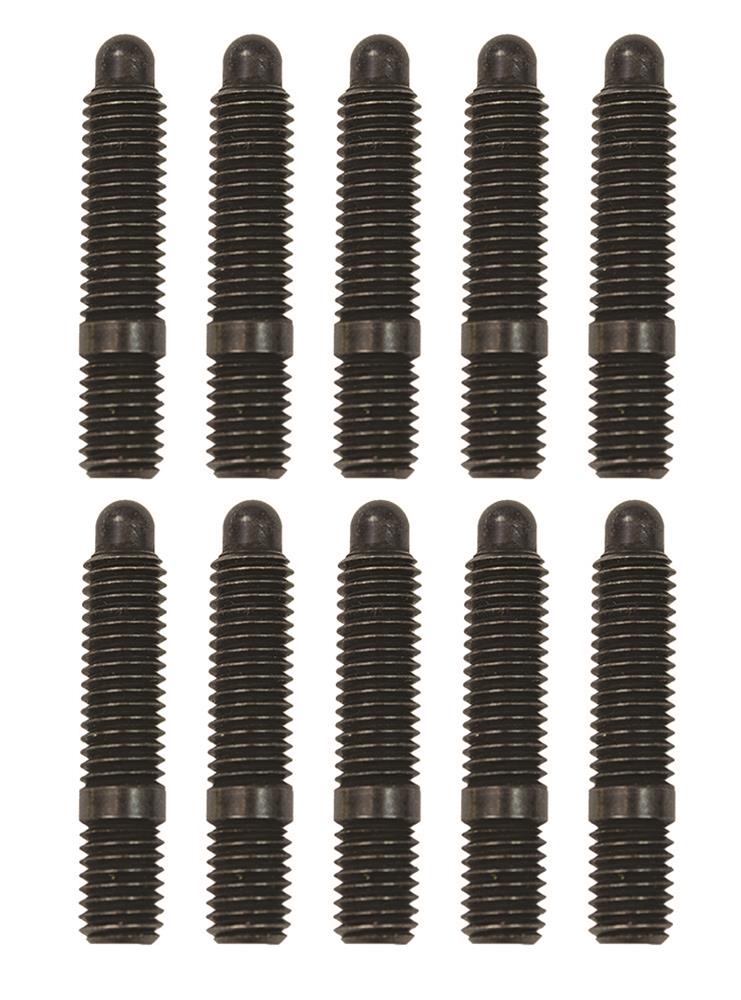 Moroso Bullet Nose Black OX Studs - M8 X 1.25 X 41mm (10 Pack)