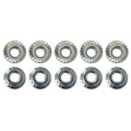 Moroso Bullet Nose Black OX Studs - M8 X 1.25 X 41mm (10 Pack)