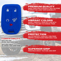 1921 SIERRA & SILVERADO KEY FOB COVER BLUE SILICONE