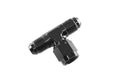 03AN TEE WITH FEMALE ADAPTER SWIVEL ON BRANCH BLACK
