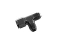 03AN TEE WITH FEMALE ADAPTER SWIVEL ON RUN BLACK