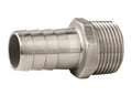 HOSE CONNECTOR, STAINLESS STEEL, MA