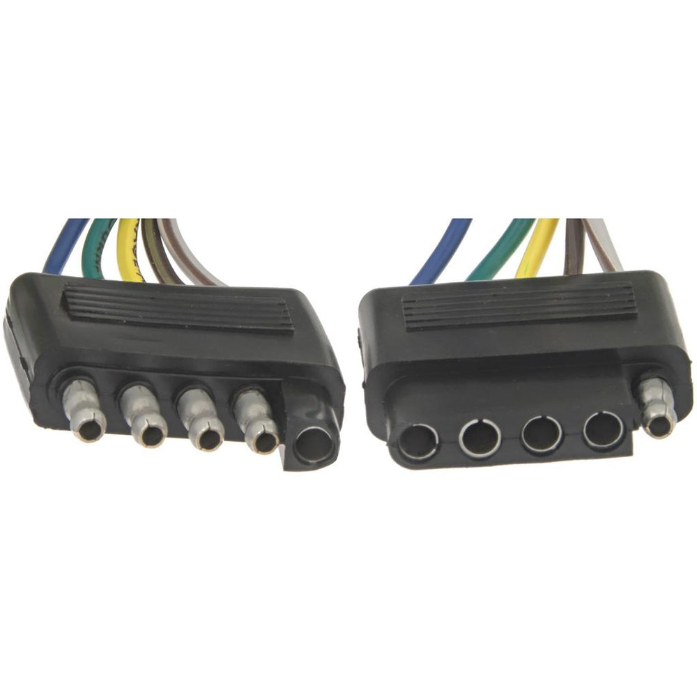 5 WAY FLAT CONNECTORS W/ 48' WIRE L