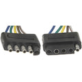 5 WAY FLAT CONNECTORS W/ 48' WIRE L