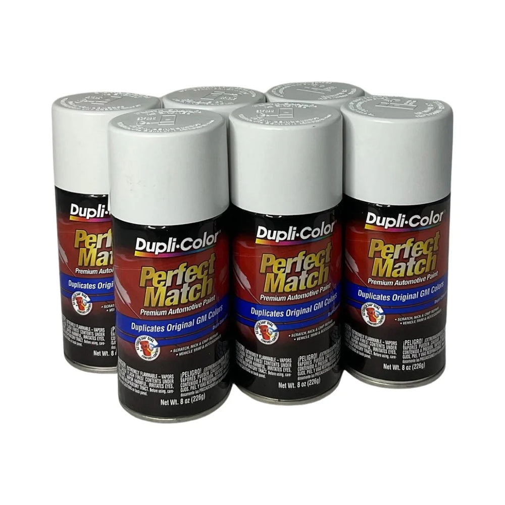 GENERAL MOTORS EXACTMATCH AUTOMOTIVE PAINT; BRIGHT WHITE; 8 OZ. AEROSOL