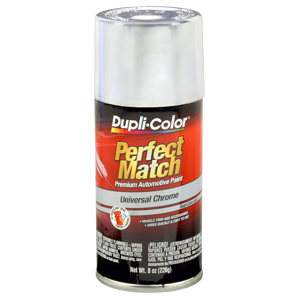 EXACTMATCH AUTOMOTIVE PAINT; UNIVERSAL CHROME; 8 OZ. AEROSOL