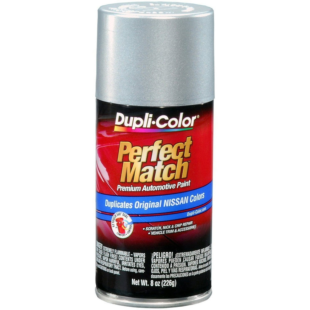 NISSAN EXACTMATCH AUTOMOTIVE PAINT; SILVER FROST METALLIC; 8 OZ. AEROSOL