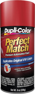 VOLKSWAGEN EXACTMATCH AUTOMOTIVE PAINT; TORNADO RED; 8 OZ. AEROSOL