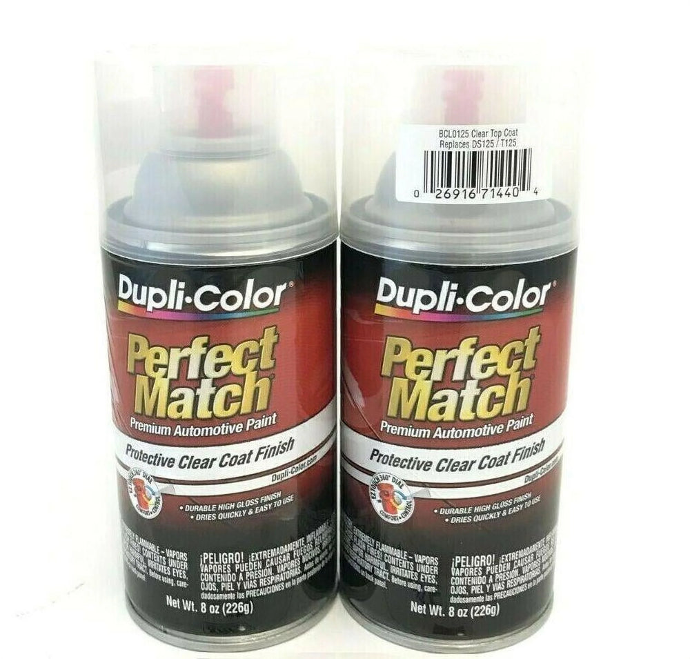 EXACTMATCH AUTOMOTIVE TOP COAT; CLEAR; 8 OZ. AEROSOL