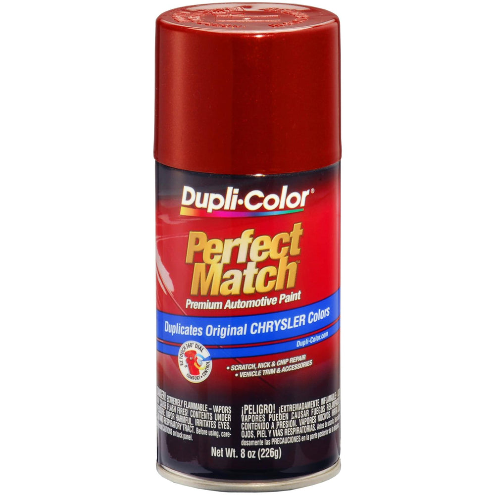 CHRYSLER EXACTMATCH AUTOMOTIVE PAINT; BLAZE RED CRYSTAL; 8 OZ. AEROSOL