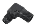 Fragola -6AN x 3/8 NPT 90 Degree Adapter - Black
