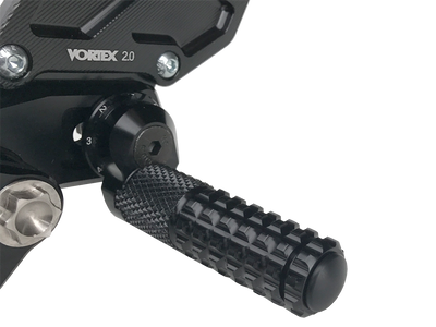 Vortex Racing Rearsets Replacement Foot Peg 2.0 Bracket- Black