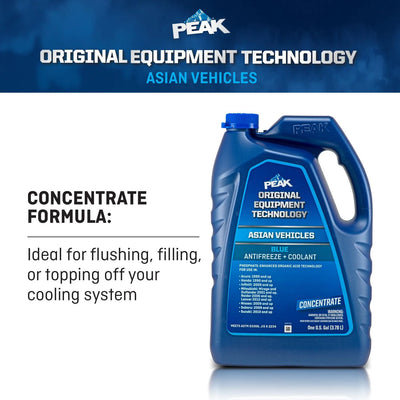 PEAK blue auto part