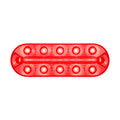 6' OVAL S/T/T;18 RED LED;GRMT MOUNT