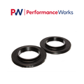 Energy Suspension Universal 2 3/4in ID 4 9/16in OD 3/4in H Black Coil Spring Isolators (2 per set)