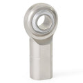 QA1 G Series 2-Pc Rod End - Female/Right Hand - 6mm Bore x M6x1.0 - Stainless Steel w/PTFE