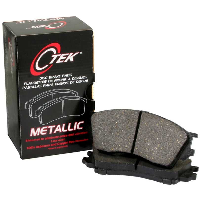Centric C-TEK Semi-Metallic Brake Pads w/Shims - Front