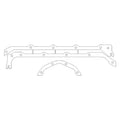 Cometic Pontiac 350/400/428/455 V8 .094in Fiber Oil Pan Gasket Kit