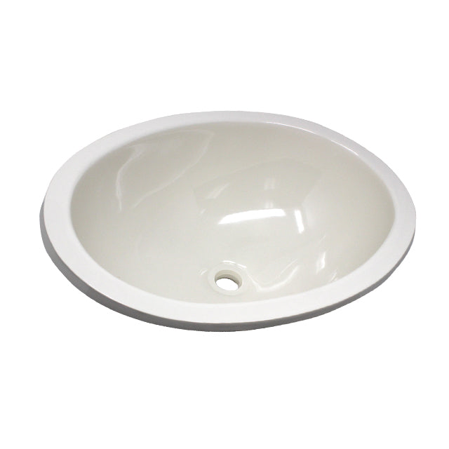 SINK 12X15 PARCH ABS OVAL LAV WSTOP