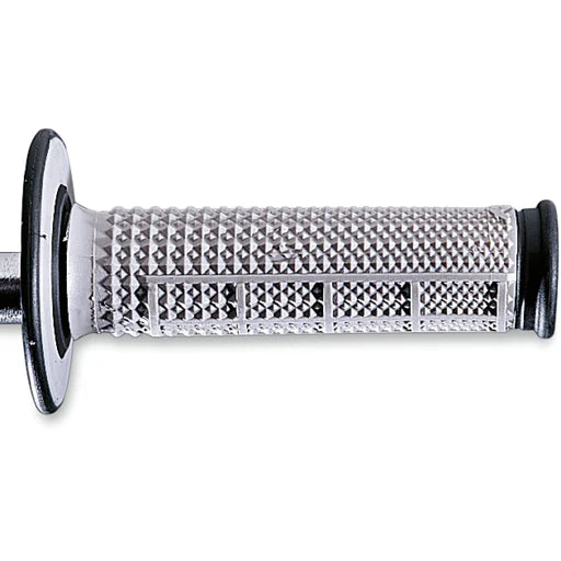 Renthal MX Dual Compound Grips Tapered 1/2 Waffle - Grey/ Blue