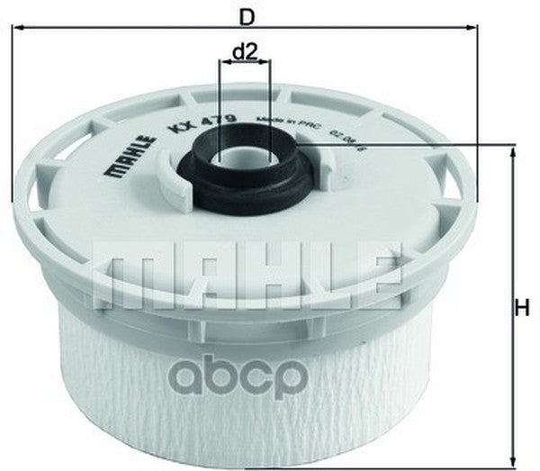 ~(0.3 lbs. 4X4X2)~ Mahle Fuel Filter