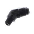 Fragola -6AN x 1/8 NPT 45 Degree Adapter - Black