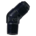 Fragola -6AN x 1/8 NPT 45 Degree Adapter - Black