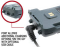Rugged Radios GMR2 Replacement Lithium Battery w/12v Charge Port and Belt Clip Grey