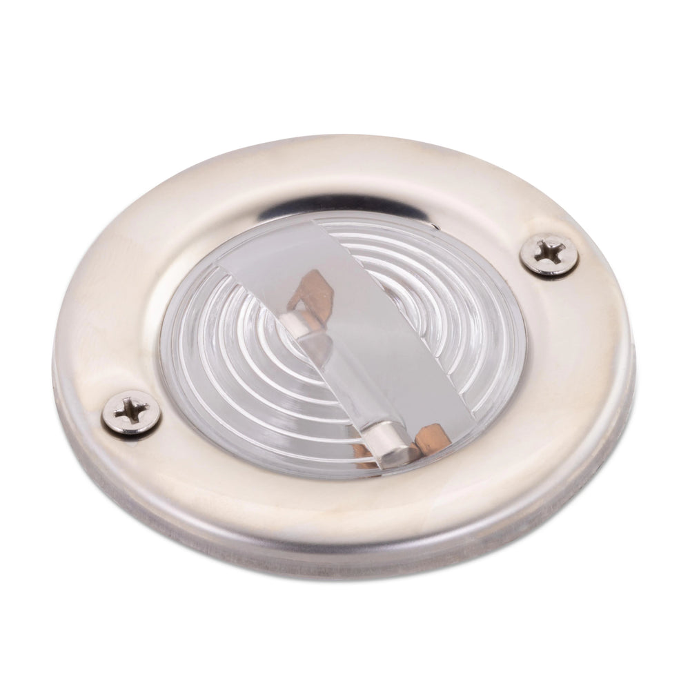TRANSOM LIGHT 3IN ROUND SS