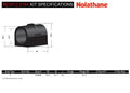 Sway bar - mount bushing 2 Bushings Grease