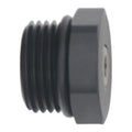 DeatschWerks 10AN ORB Male Plug Fitting with 1/8in NPT Gauge Port - Anodized DW Titanium
