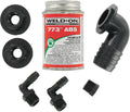 ABS TANK FILL KIT 90 DEGREES BARBED FILL WITH CEMENT