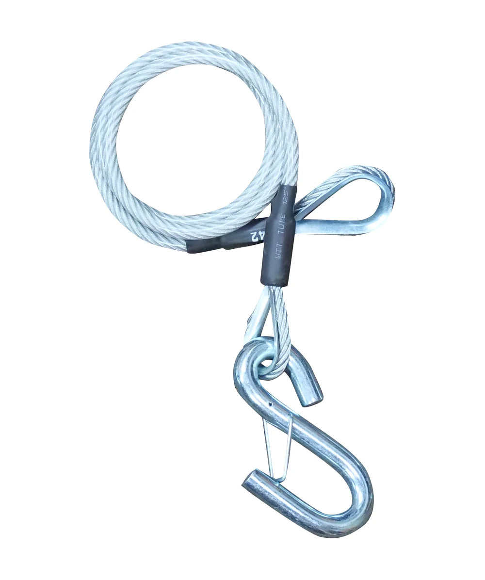 7K 54IN SAFETY CABLE CLEAR