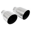 4.00IN SLANTED SS EXHAUST TIP 2.25IN ID / 4.00IN OD