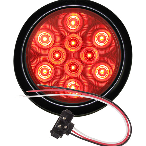 LED TAIL LIGHT KIT;ROUND;RED