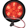 LED TAIL LIGHT KIT;ROUND;RED