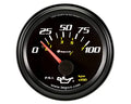 2.0 Dia Oil Pressure Gauge Black 0-100psi
