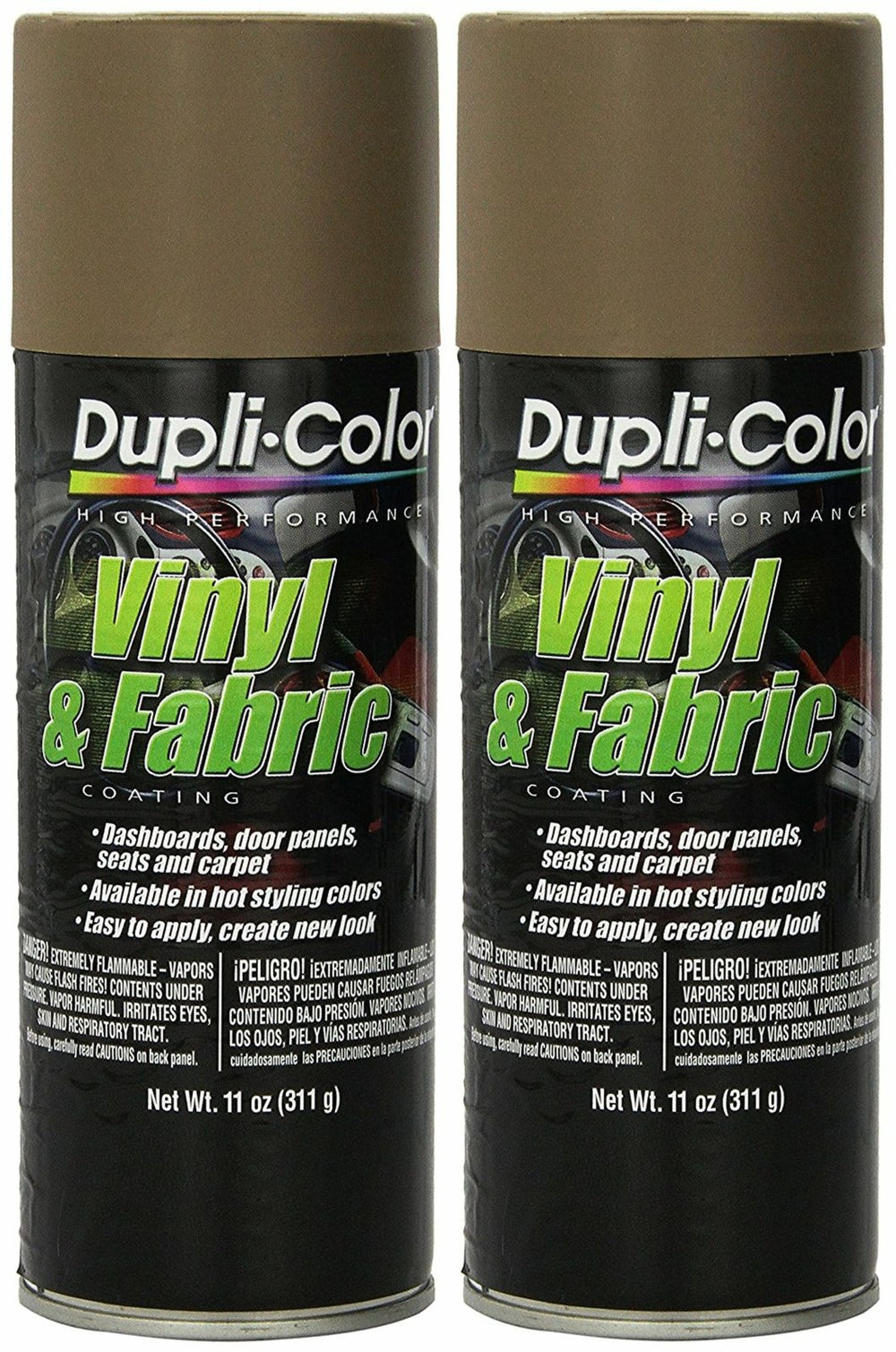 VINYL AND FABRIC COATING; MEDIUM BEIGE; 11 OZ. AEROSOL