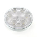4' ROUND 6 LED; SLDBCKP; FLTCNT; WT