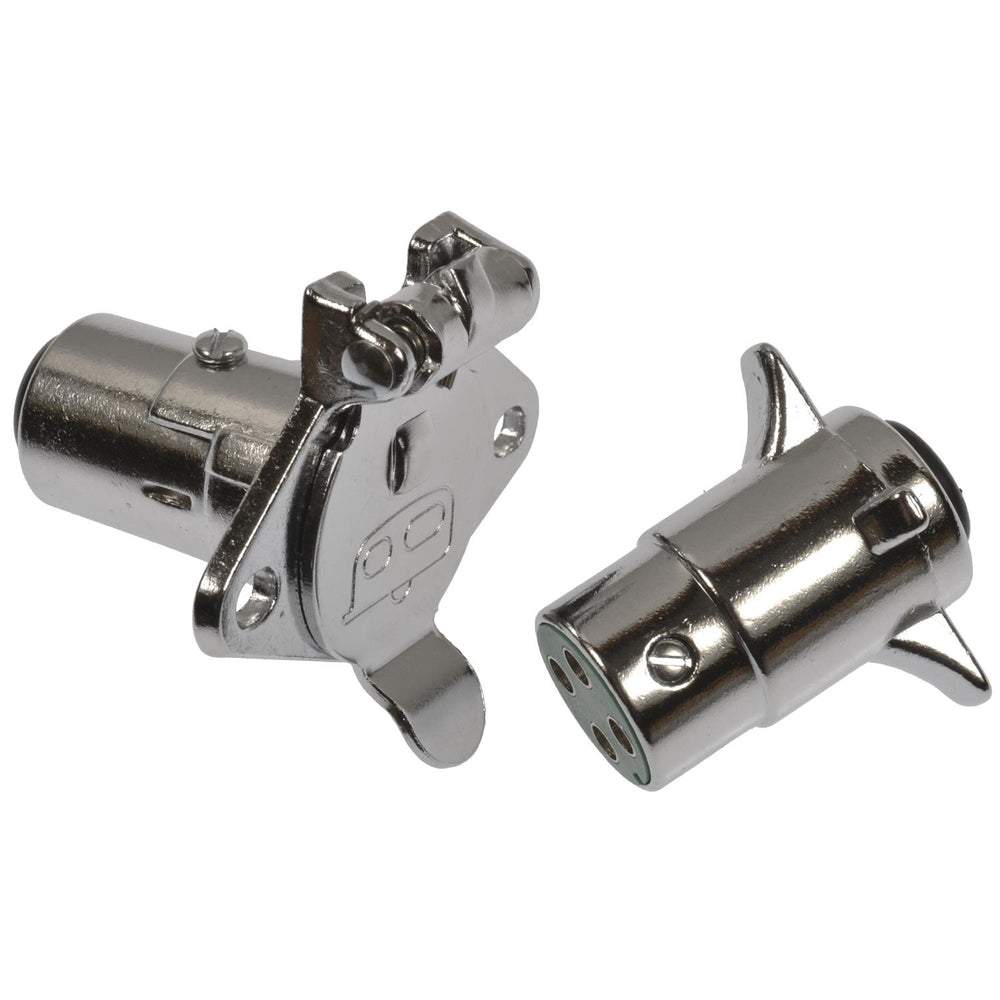 4 POLE ROUND PLUG AND SOCKET