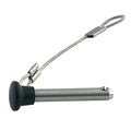 PULL PIN, W/PLASTIC HEAD & LAYNARD