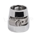 Fragola -10AN EZ Clamp - Chrome