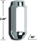 4 Lugnuts 9/16in Duplex Acorn Extra Long