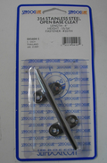 STAINLESS OPEN BASE CLEAT 4