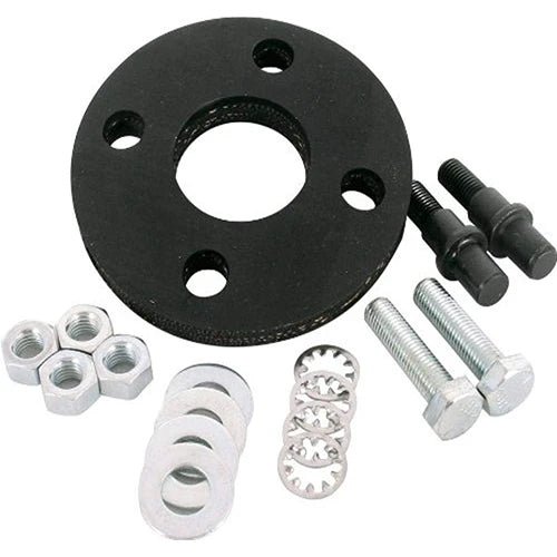 Replacement rubber rag joint disc with hardware. Fits many Chevy Dodge Ford and Jeep applications requiring a 3.25 diameter rag joint disc