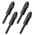 13/8IN TALL STEEL ACORNSTYLE VALVE COVER STUDS 1/420 THREAD BLACK